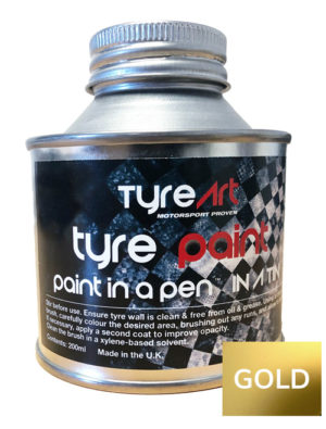 TyreArt Tin 200ml Gold