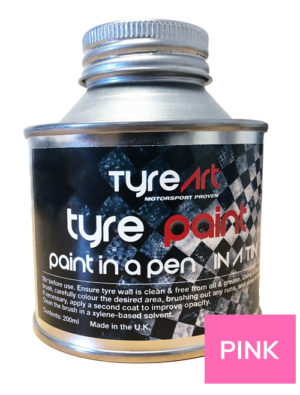 TyreArt Tin 200ml Pink