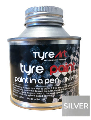 TyreArt Tin 200ml Silver